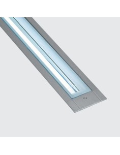 Iguzzini 3.7880.015.0 luminaire encastré ligne 1x21w t5 ele 230-240v gris D.972x101x117mm 2